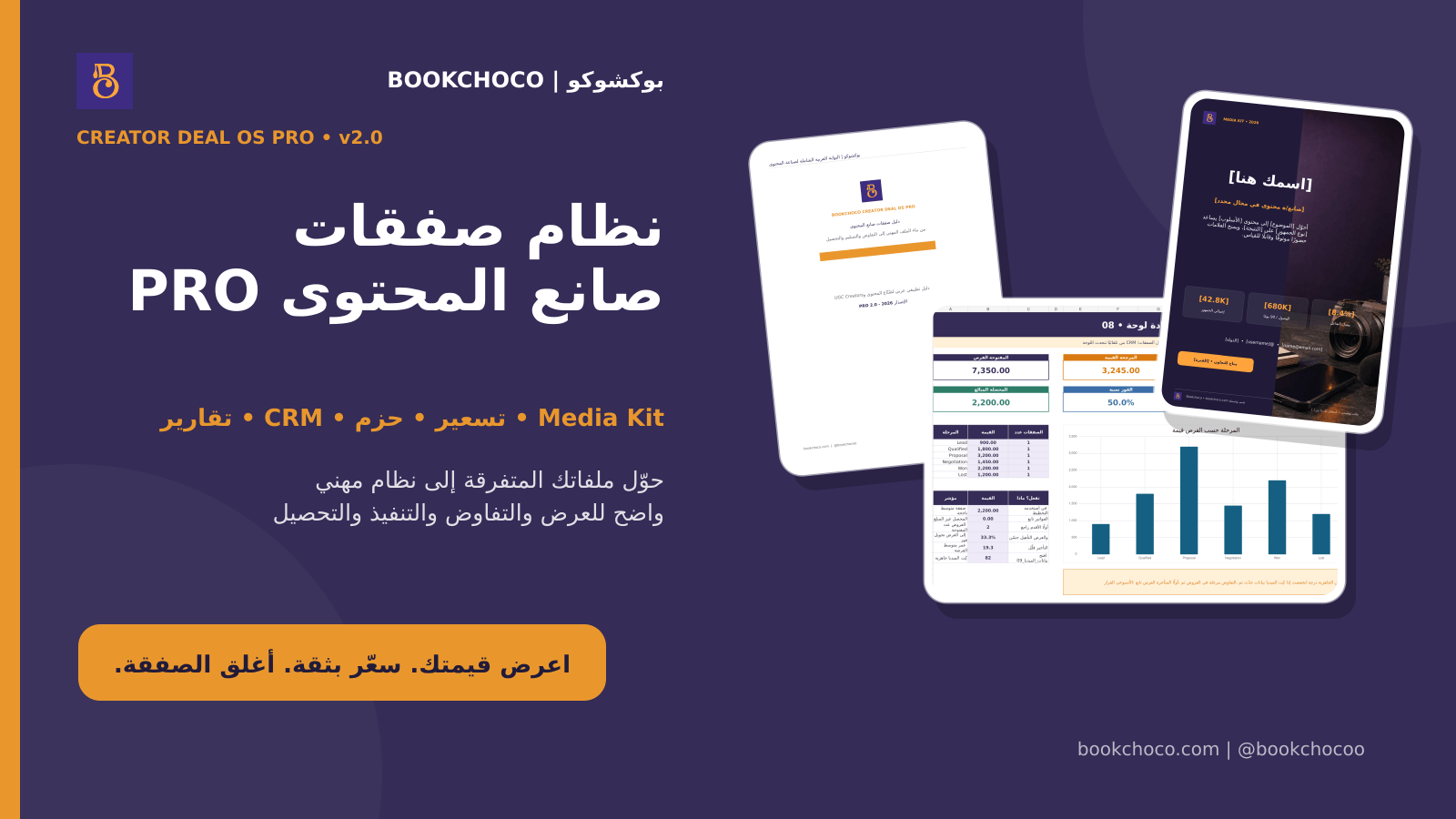 معاينة شاملة لنظام صفقات صانع المحتوى PRO